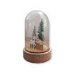 Picture of CHRISTMAS DECORATION REINDEER IN GLASS TUBE WITH LED LIGHTS